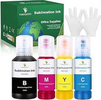 440 ml sublimacinis rašalas, suderinamas su Epson ecotank E102 E104 ET-2810 ET-2820 ET-2830 ET-4810 ET-2815 ET-2850 ET-2856 ET-2870 ecotank spausdintuvu, skirtu šiluminio pernešimo medžiagoms, marškinėliams, marškinėliams, keramikai