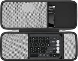 co2CREA kietas dėklas "Logitech Pop Icon Keys Combo" belaidės "Bluetooth" klaviatūros ir pelės rinkinio dėklas, tik krepšys