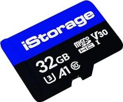 iStorage microSD kortelė 32GB, užšifruokite iStorage microSD kortelėse saugomus duomenis naudodami datAshur SD USB atmintinę, suderinama tik su datAshur SD atmintinėmis