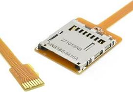 JSER Micro SD TF atminties kortelės rinkinys nuo vyriškos iki SD moteriškos lyties prailginimo minkštas plokščias FPC kabelio prailginimas 10 cm