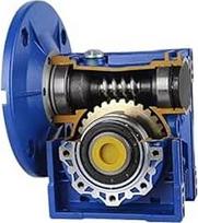 NMRV063 15:1 sliekinė pavara, 25 mm vienas išėjimo velenas, 3 fazių 380 V, vienfazis/2 fazių 220 V, 4 polių, 2400 aps/min, 750 W asinchroninis variklis
