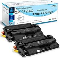 Suderinama 26X CF226X 26A CF226A tonerio kasetė 9000 puslapių, skirta HP Laserjet Pro M402d M402n M402dn M402dw M402dne MFP M426dw M426fdn M426fdw spausdintuvui (2 juodos spalvos)