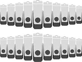 TEWENE 8GB USB atmintinė 2.0 20 pakuočių USB atmintinė USB atmintinė USB atmintinė su dirželiais ir lipdukais