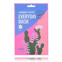 DEARBOO Everyday Mask Hydrating Lavender & Cactus drėkinti padedanti lakštinė veido kaukė - 1 vnt.