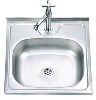 Nerūdijančio plieno plautuvė D5050A uždedama su sifonu 0.6 mm