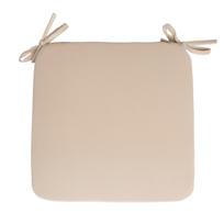 Kėdės pagalvėlė VELVET NEW 39x39xH2,5cm, šviesiai smėlio spalvos