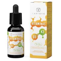 Maisto papildas Vitaminas D3 + K2 SAPIENS 30ml