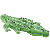 "Intex: Pripučiamas milžiniškas krokodilo plūduriuojantis čiužinys - 203 x 114 cm"