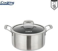 Puodas nerūdijančio plieno su keramikos danga 2.8L 20x10cm HR-MRK-20 HEINNER