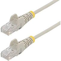 Startech 25CM GRAY SLIM CAT6 CABLE SNAGLESS RJ45 UTP PATCH CABLE N6PAT25CMGRS