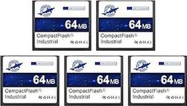 "Dogfish Compact Flash" kortelė, 64MB, 5 pakuotės, aukštos kokybės pramoninė CF atminties kortelė su SLC NAND Flash atmintimi, skirta pramoniniams kompiuteriams, CNC mašinoms, seniems fotoaparatams