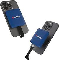 "Verbatim Snapback SSD" 1 TB, išorinis SSD, USB 3.2 Gen 2x2, iki 2000MB/s skaitymo ir 1600MB/s rašymo, nešiojamasis išorinis kietasis diskas su 20 cm USB-C kabeliu, skirtas "iPhone", "Android", "PC" ir "Mac", metalinės mėlynos spalvos