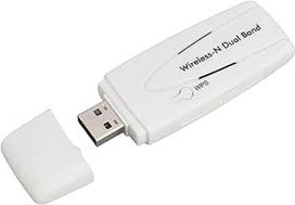 Dviejų dažnių WiFi adapteris, 300Mbps WiFi adapteris Ralink RT3572 Chipset USB WiFi adapteris 2.4G 5.8G Dual Frequency