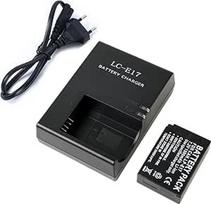 LP-E17 1500 mAh baterija ir įkroviklis, suderinami su "Canon Rebel SL2", T6i, T6s, T7i, EOS R10, R8, RP, R50, R100, M3, M5, M6, 200D, 250D, 77D, 750D, 760D, 800D, 8000D