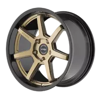 R18X10.5J 5X114.3 ET10 CB 73.1 Gloss Black / Satin Bronze Face