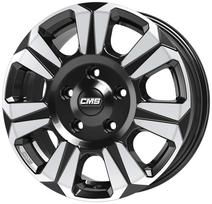 R16x6.5J 5X118 ET60 CB-71.1 Diamond Black Gloss