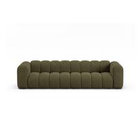 Žalios spalvos sofa iš šenilinio audinio 290 cm Lupine – Micadoni