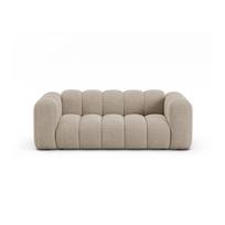 Smėlio spalvos sofa iš šenilinio audinio 200 cm Lupine – Micadoni