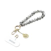 Guess Universal Wrist Strap Crystals 4G Charm juodos spalvos