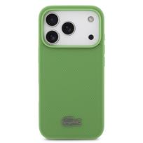 Lacoste Iconic Petit Pique MagSafe dėklas + Wallet skirtas Apple iPhone 17 Pro žalios spalvos