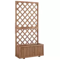 Vazonas su atrama vijokliniams augalams 72,5 x 31,5 x 149,5 cm