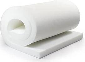 "AK Trading Upholstery Foam" didelio tankio pagalvėlė Sėdynės pakeitimo putų stalo putų paminkštinimas 3" H x 24" W x 72" L Balta