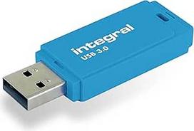 "Integral" 64GB neoninės mėlynos spalvos USB 3.2 Gen 1 atmintinė