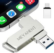 "iPhone" skirta 128GB USB atmintinė, "iPhone" skirta atmintinė su MFi sertifikatu, išorinė atmintinė "iOS" / "Android" / kompiuteriui, skirta lengvai kurti atsargines nuotraukų ir vaizdo įrašų kopijas