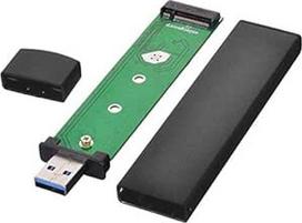 "Kalea-INFORMATIQUE" USB atmintinės aliuminio korpusas SSD M2 į USB3 (USB 3.0 5G), skirtas SSD M2 tipo SATA formatu 2230 2242 2280