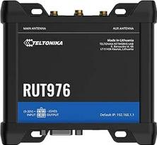 "Teltonika RUT976 Redcap 5G pramoninis maršrutizatorius - mažas vėlavimas ir didelė talpa, dvi SIM kortelės, 4G LTE "Cat 4 Fallback", RS232/RS485, "Wi-Fi