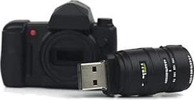 "Ulticool" - Fotoaparatas 16GB USB - 3.0 High Speed - su objektyvu - "Flash Pen Drive" - Fotoaparatas su objektyvu "Memory Stick" duomenų saugykla - "Memory Stick" - Juoda