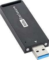 "Xiwai" USB 3.1 Gen2 10Gb/s su NVME PCI-E M-Key kietojo disko išorinis korpusas 2230/2242mm