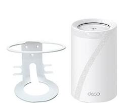 ALLICAVER [1/2 pakuotės] Metalinis sieninis laikiklis, suderinamas su "Deco WiFi 7" - tinka BE63 / BE65 / BE10000 / BE11000 "Mesh Wi-Fi 7" sistemai - vietos taupantis laikiklis visai namų "Mesh" sistemai (1 pakuotė, balta)
