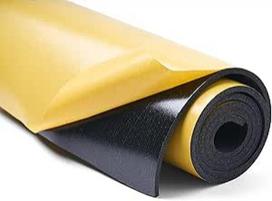 Big UGGLY XLarge Juoda nulupama ir priklijuojama uždarų ląstelių putų guma 72" x 17" x 0,25"