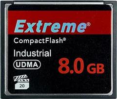 Extreme 8GB Compact Flash atminties kortelė Didelės spartos CF kortelė profesionaliems fotografams, videografams, entuziastams, CF-NEW-8-RED
