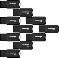 GIGASTONE V70 32GB USB 2.0 atminties kortelė "Memory Stick" be dangtelio (10 vnt.)