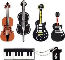 LEIZHAN USB atmintinė 2.0 Cute USB Flash Drive 8GB Muzikos instrumentai Išorinis saugojimo įrenginys Palaiko "Windows" ir "Mac OS" Atsparus smūgiams Puiki dovana Didelio greičio 5 vnt.