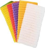 Schaumstoff-Netzhülle, Obst-Netzabdeckung, 290 Stück, Farbe, stoßfest, Schutzhülle, Gemüseverpackung, Orange, Kiwi-Traube, Anti-Quetsch-Beutel (dydis: Orange)(Black)