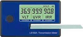 Skaitmeninė UVA / UVB matuoklio plėvelė automobilio langų perdavimo matuokliui Langų atspalvių matuoklis 162A plėvelės testeris UV infraraudonųjų spindulių slopinimo matuoklis Tamsintos plėvelės testeris Apšviestas LCD atminties funkcija