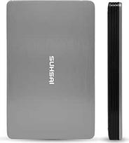 SUHSAI 500GB išorinis kietasis diskas USB 3.0 Lengvas atsarginės kopijos ir saugojimo kietasis diskas Nešiojamasis žaidimų kietasis diskas Išplėsta talpykla HDD, skirtas žaidimų nešiojamajam kompiuteriui "Mac Desktop" - sidabrinis