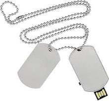 USB atmintinė "Dog Tag" 32 64 128GB atminties A06 (32GB)