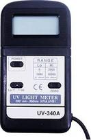 UV matuoklis, UV-340A 0-1999uW/cm2.2000-19990uW/cm2, 290-390nm UVA, UVB), UV šviesos matuoklis, kalibruoti rodmenys