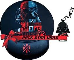 WONDEE Pack Star Wars Darth Vader Geschenke, 32GB USB atmintinė Laufwerk + Ergonomisches Mauspad mit Darth Vader - Star Wars Fanartikel, Geschenkidee für Geburtstage und Weihnachten