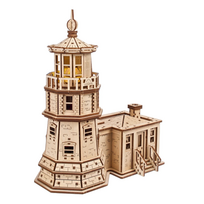 Medinis konstruktorius UGEARS UGEARS Split Rock Lighthouse