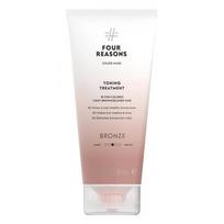Four Reasons Color Mask Toning Treatment Tonizuojanti priemonė dažytiems plaukams, Bronze