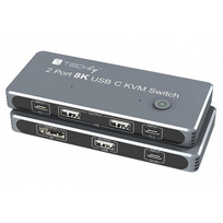 Techly Idata Kvm Jungiklis Kvm-dpc8k