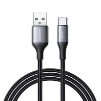 Kabelis Usb-a - Usb-c Flash Series 3a 1 M - Juodas