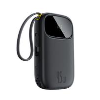 "powerbank" 10000 Mah 45 W Su Usb-c "iphone Lightning" Kabeliu "enerfill Fc31" - Juodas
