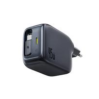 Usb-c Tinklo įkroviklis Su Ištraukiamu Usb-c Kabeliu "enercore Cj11 45w" - Juodas