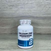Biotech Calcium Zinc Magnesium - 100 tabl. (atnaujinta sudėtis)